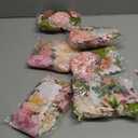 6 Pcs 35.46 ft Flower Garlands Backdrop Spring Artificial Wildflower Vines Floral Decorations for Party Fake Flower Vines Faux Silk Wildflower for Easter Wedding Garden Wall Arch(Pink)