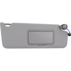 Right Passenger Side Sun Visor Fit for Honda Pilot 2017-2022, Honda Ridgeline 2018-2023 Replaces# 83230-TG7-A12ZB (Gray)