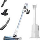 Shark Detect Clean & Empty | Lightweight Cordless Vacuum Cleaner with Auto-Empty System | HEPA Filter, Portable Handheld Attachment, Powerfins Brushroll | Cloudy Blue | IW4624
