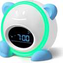 OK to Wake Clock for Kids, Sleep Training Clock with Night Light and Sound Machine, Kids Alarm Clock for Bedrooms (Blue)