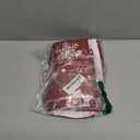 SUNWISHA Christmas Curtain Valances Set 52x18 & 36x26 inch Dreamy Red Snowflake Valance Holiday Inspired Decor for Winter Homes/Kitchen/Bedroom