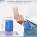TENKER TENS Unit Muscle Stimulator, 24 Modes TENS EMS Machine for Shoulder, Sciatica, Back Pain Relief, Rechargeable Electronic Pulse Massager with 2"x2" and 2"x4" Electrode Pads