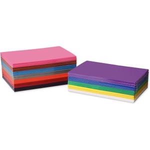 Prang (Formerly SunWorks) Construction Paper Sampler, 12 Assorted Colors, 12" x 18", 1,200 Sheets