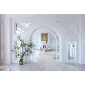 YongFoto Classic European Room Interior Backdrop 9x6ft Arched Door Bohemian Style Nordic Modern Photography Background Birthday Wedding Party Portraits Photoshoot Wallpaper Photo Studio Booth Props (9ftx6ft)