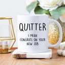 New Job Mug, Coworker Leaving Coffee Mug, Farewell Mug for Coworker, Goodbye Cup For Coworker (White Ceramic Mug, 11 oz)