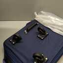 Hanke Expandable Collapsible Luggage with Wheels Suitcase Luggage Rolling Travel Bag Duffel Bag for Men Women Lightweight Suitcase Large Capacity with Spinner Wheel (Blue)
