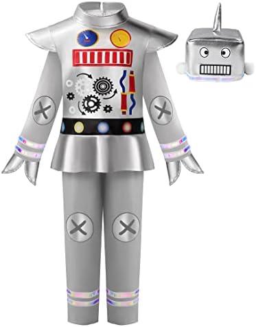 ReliBeauty Robot Costume for Kids Toddler Boys Costume Toddler, Size 120