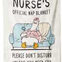 Nurses Gifts for Women/Men, Cute Nurses Week/Appreciation Gifts - Soft LPN RN Nurse Blanket, Nursing Student Graduation Gift Flannel Throw Blanket 60" X 50"