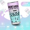 School Secretary Gifts, School Secretary Tumbler 20oz, School Secretary Appreciation Gifts for Women, Gifts for School Secretaries Birthday, Administrative Professional Day Gifts
