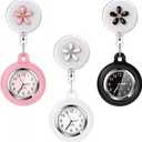 Nurse Glow Pointer Watch with Clip and Lapel Option, Fob Watch with Second Hand