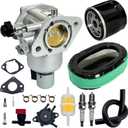 Carburetor Replacement for Kohler 7000 Series KT730 KT725 KT735 KT740 KT745 22HP-26HP Engines, Direct Fit for 1685319-S 32-853-34-S 32-853-63-S 32-853-67-S with Fuel Pump Kit