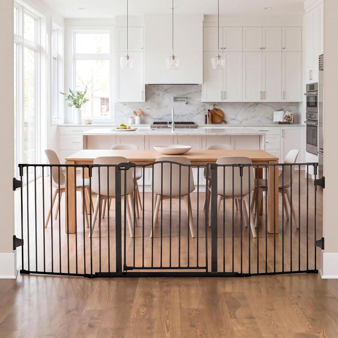 Regalo Safety 56"-74.5" Super Wide Configurable Baby Gate