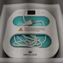 MECOLOUR Heat Press Machine for T Shirts, Portable Heat Press 9"X9" with Heat Press Mat, PTFE Teflon and 8 Pcs Tshirt Ruler Guide, Tshirt Press Machine for Sublimation, HTV, Heat Transfer 110V(Green)