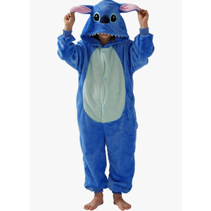 Unisex Children Animal Onesie Pajamas,Kids Flannel Halloween Cosplay Costume/Homewear/Sleepwear Small