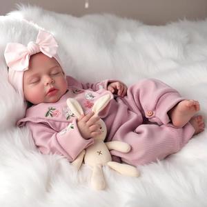 BABESIDE Reborn Baby Dolls - 20 Inch Realistic Newborn Dolls, Real Life Baby Girl with Weighted Cloth Body Gift Toy for Age 3+