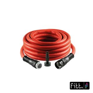 FITT FLOW 1/2-in x 50-ft Medium -Duty Kink Free Thermoplastic elastomer Red Hose