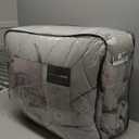 Madison Park Cassandra Cotton Blend Comforter Set - Feminine Design Colorful Floral Print, All Season Down Alternative Bedding Layer and Matching Shams, King (104 in x 92 in), Blue 8 Piece