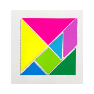 Tangrams 7 Shapes 10 animal cards 3+, 9Pack