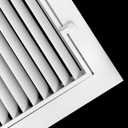 24" X 48" Aluminum Return Filter Grille - Easy Airflow - Linear Bar Grilles [Outer Dimensions: 26.5w X 50.5h]