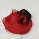 1B/Red Human Hair Bundles Ombre Straight Human Hair Bundles 16 18 20 inch Double Weft Brazilian Virgin Remy Hair Extensions Soft and Silky For Black Women