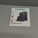 SUANPOT for Samsung Galaxy A35 5G Wallet case with RFID Blocking Credit Card Holder,Flip Book PU Leather Protective Cover Women Men for Samsung A35 Phone case Wine Red