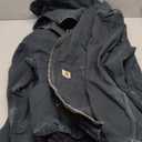 Carhartt Men's Washed Duck Bartlett Jacket (Large, Black)