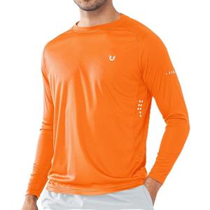 NORTHYARD Men's Sun Protection Shirts UPF 50+ Long Sleeve Swim Rash Guard Shirt Running Workout Athletic Hiking UV Fishing