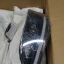 Headlights for Peterbilt 387 325 330 335 337 340 348 382 384 386 Truck High and Low Beam Bulb Left Driver and Right Passenger Side Pair LED Headlamp(Black)