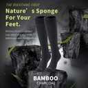 Moisture Wicking Compression Socks for Women and Men, Knee High (2 Pairs) for Traveling, Running, Black Medium