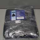 Buself X-Large 100 Count Shoe Covers Disposable Non-Slip, Premium Cloth Boot Covers, Slip-resistant, Durable, Breathable, Non-toxic, Recyclable, Stretchable Fits Up to Size 13 US Men - Black