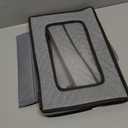 Flatware Storage Case - Durable 5 Compartment Silverware Storage Container Box with Removable Lid and Easy to Carry Handles - Large Capacity Keeps Your Cutlery Organized & Protected - Gray