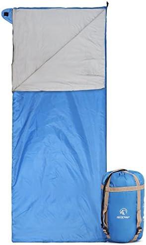 REDCAMP Ultra Lightweight Sleeping Bag for Backpacking, Hiking, Comfort for Adults Warm Weather, with Compression Sack
