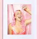 eletecpro Picture Frame, Display Pictures 11x14 for Wall Hanging, Colorful Photo Frame Made of Engineered Wood, Clear Acrylic for Gallery Wall, Pink, 1 Pack