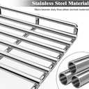 Uniflasy Stainless Steel Grill Warming Rack for Weber Genesis II 300 Series Gas Grills, Genesis II E-310/E-315, II E-330/E-335, II S-310/S-335 Grill Parts, Replacement Parts for Weber 66044, 25 inch