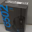 Logitech G502 Hero High Performance Wired Gaming Mouse, Hero 25K Sensor, 25,600 DPI, RGB, Adjustable Weights, 11 Buttons, On-Board Memory, PC/Mac (Black)