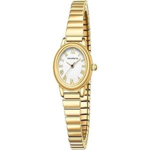 Dainty Vintage Small Gold Watch for Women, Relojes para Mujer, Fashion Dress Wrist Cute Analog Oval Watches Mini Petite with Stainless Bracelet, Waterproof