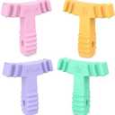 Chewies for Invisalign Aligners 3-Pack, Orthodontic Aligner Chewies for Invisible Braces, Denture & Retainer, Medical Grade Silicone Aligner Seaters & Chew Tools, Durable & Reusable (Multicolor)