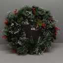 iumLeap Fall Wreath Christmas Garland Wreath Artificial Rattan Garland Christmas Home Decor DIY Hanging Weaved Garlands Decoracion Christmas Wreath