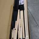 Novilla King Bed Frame, King Bed Frame with Headboard, Velvet Upholstered Pull-Point Wing Side Headboard, No Box Spring Needed, Heavy Duty Feet, Easy Assembly, Black Velvet