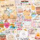 2 x 225 PCS Christian Bible Verse Stickers by Puraesla Inspirational Journaling & Study Stickers for Water Bottles, Laptops, Notebooks & Scrapbooking Waterproof