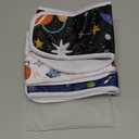 MICOOYO Male Dog Diaper Lightweight Dog Wraps Washable Dogs Diapers Doggie Belly Bands for Male Dogs, Puppy Wraps Medium (Star Space,M)