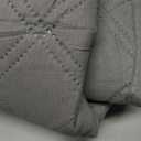 Smiry Waterproof Couch Cushion Covers for Sofa, Stretch Jacquard Seat Cushion Covers Washable, Sectional Sofa Slipcover Elastic Furniture Protector for Pets, Kid (3PC, Grey)