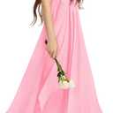 Imily Bela Girls A-Line Halter Dress Junior Bridesmaid Flower Girl Flowy Chiffon Maxi Dresses Wedding Party Pageant Gown 10