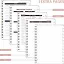 2 x 2026 Planner, Weekly and Monthly Calendar Planner Agenda, Jan 2026 - Dec 2026, Planning Academic Book, Office Desk Accessories and School Supplies - A5 (6.3'' x 8.5'') (Pink Sunset)