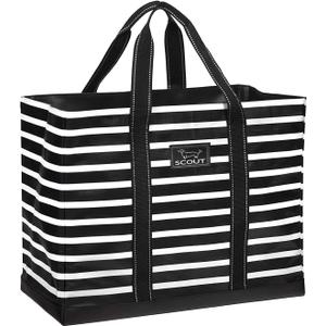 SCOUT Original Deano Tote - Durable Lightweight Open Top Beach, Pool & Lake Bag, Inside Zip Pocket, Folds Flat