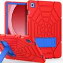 Grifobes for Samsung Galaxy Tab A9 Plus 11 Inch 2023 Cases, for New Samsung Tablet A9+ 11" Heavy Duty Shockproof Cover with Kickstand for Kids Boys Children, Red Blue