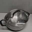 KitchenAid 71021 Stainless Steel Casserole with Lid, 4 Quart - Brushed Stainless Steel