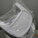 Convertible High Chair for Babies, Toddlers, Kids & Children - Wooden Highchair with Adjustable Height & Dishwasher Safe Tray - Wood Feeding & Dining Chair - Converts to Booster Seat (Grey)