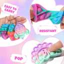 24 Pack Easter Gifts for Kids - Dinosaur Pop Fidget Toy with Gift Cards for Kid Boy Girl, Bulk Kid Easter Egg Fillers Party Favors School Classroom Prizes Exchange Goodie Bags Stuffers