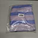 Nylon Woven Bag, Large Moving Bags with Zipper & Handles, Quilt Clothes Storage Bags Totes Bins, Snake Skin Bag Packing Moving Boxes for College Supplies (Blue/White - 1 Pack)